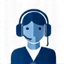 Headset icon for dedicated support